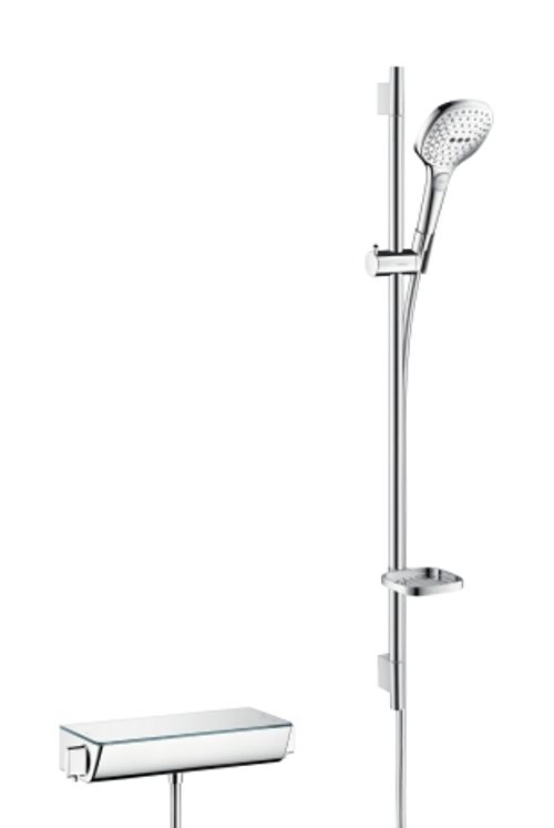 Hansgrohe-HG-Brausenkombi-Raindance-Select-E-120-Therm-Brause-AP-Ecostat-Sel-U900mm-chr-27039000 gallery number 1